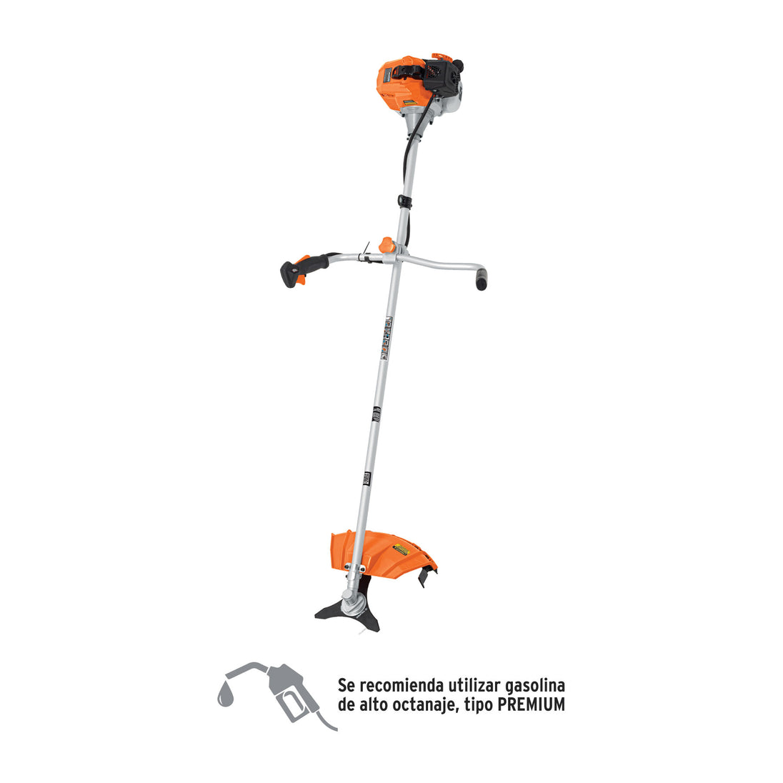 DES-330 Desmalezadora a gasolina 33 cc mango tipo "bici", 18" corte