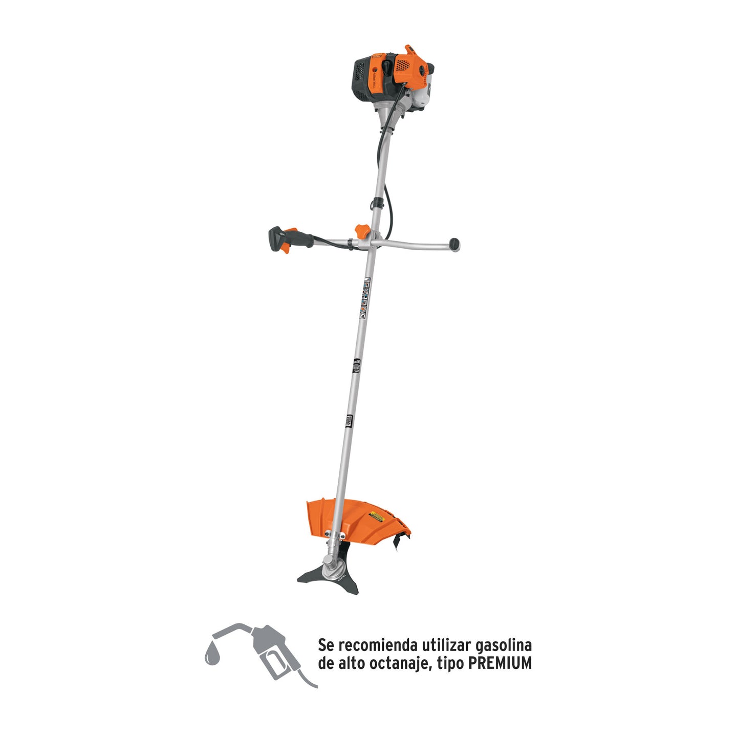DES-430 Desmalezadora a gasolina 43 cc mango tipo "bici", 18" corte