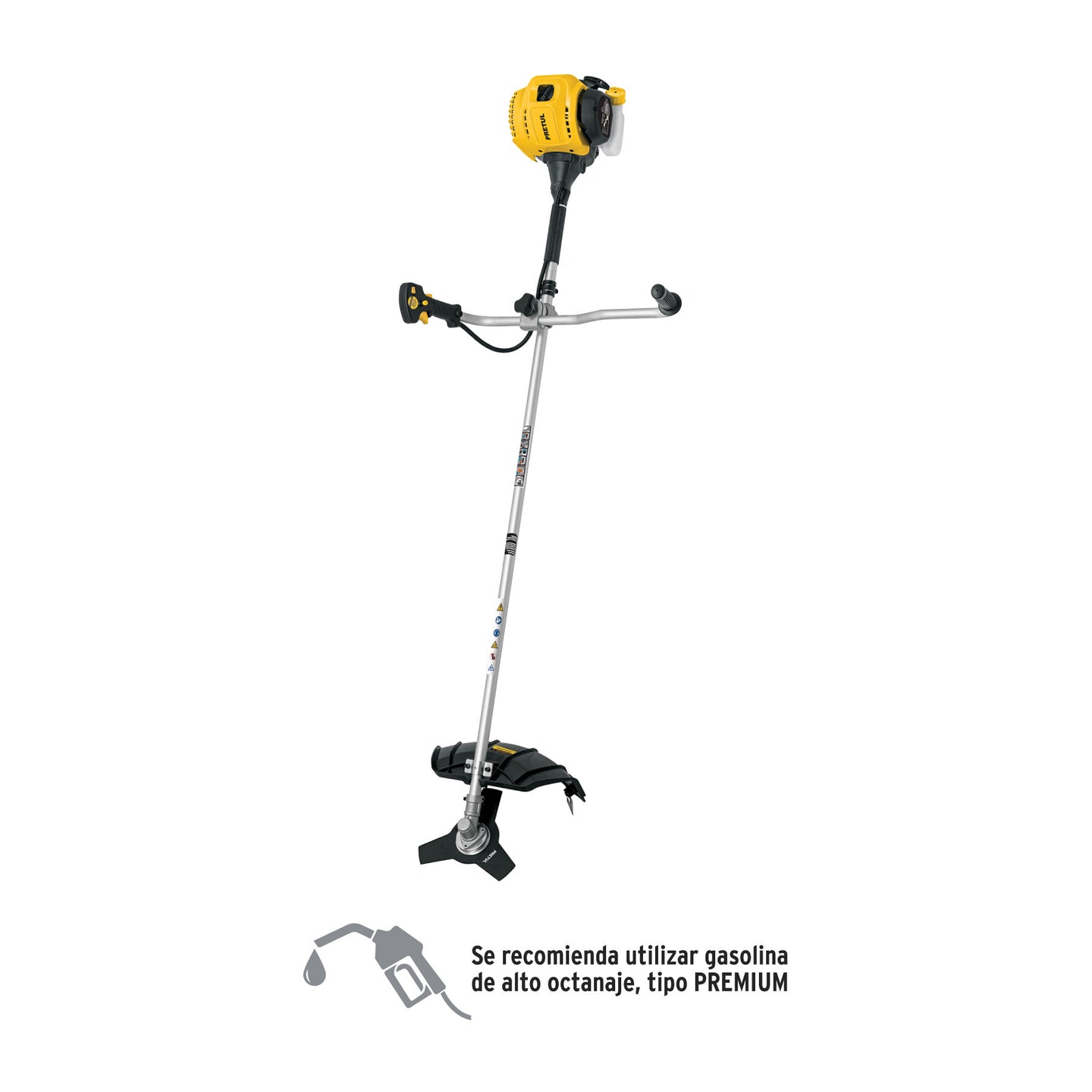 DES-52P Desmalezadora a gasolina 52 cc mango tipo "bici" , Pretul