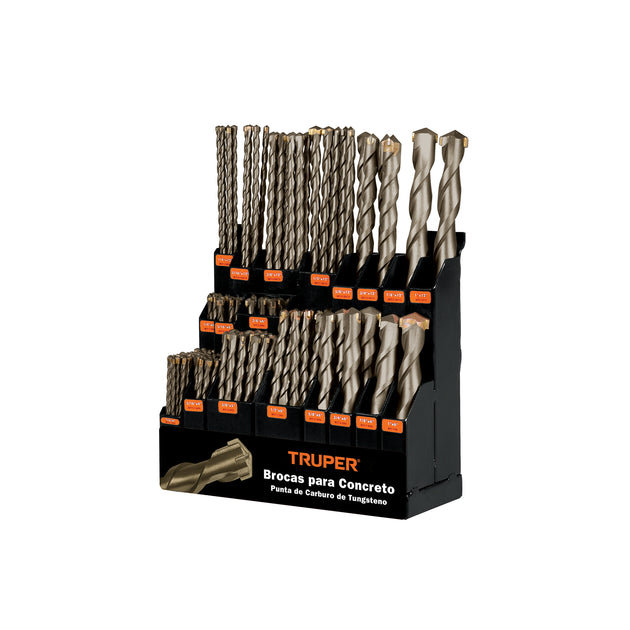 DESP-BROC Exhibidor despachador con brocas para concreto, Truper