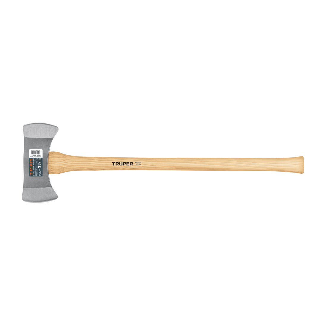 DHM-3-1/2M Hacha doble Michigan 3-1/2 lbs, mango de hickory 35", Truper