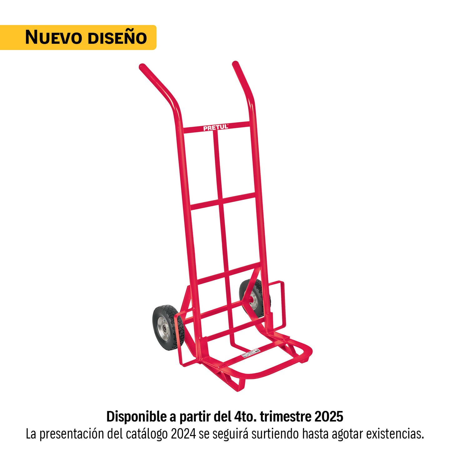 DIA-200 Diablo de carga de 200 kg, ruedas sólidas, balero sencillo