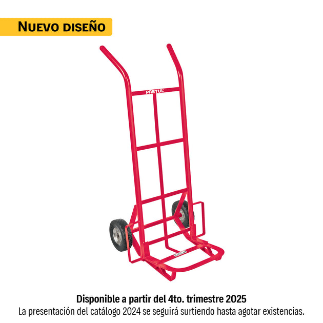 DIA-200 Diablo de carga de 200 kg, ruedas sólidas, balero sencillo