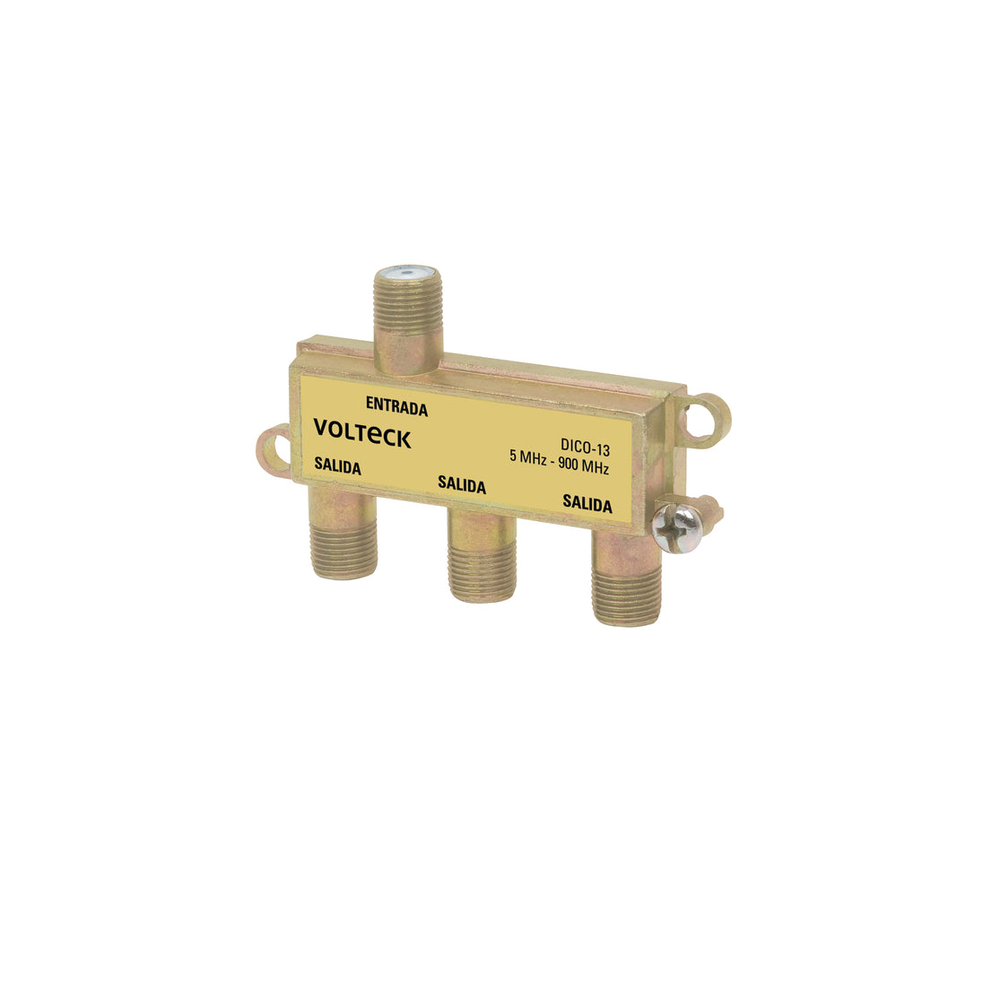 DICO-13 Divisor coaxial de 1 entrada y 3 salidas, Volteck