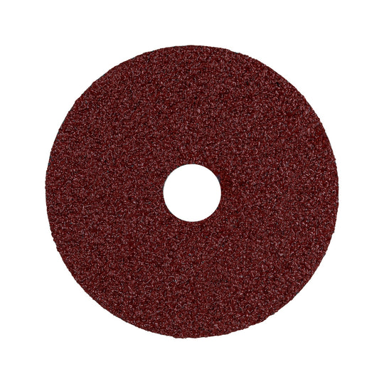 DILF-424 Disco de lija 4-1/2" con respaldo de fibra, grano 24, TRUPER