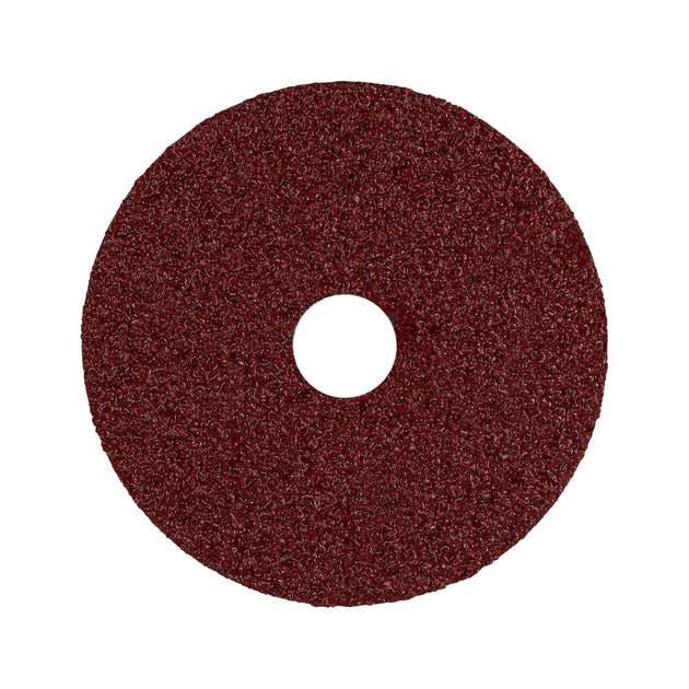DILF-424 Disco de lija 4-1/2" con respaldo de fibra, grano 24, TRUPER
