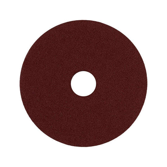 DILF-480 Disco de lija 4-1/2" con respaldo de fibra, grano 80, TRUPER