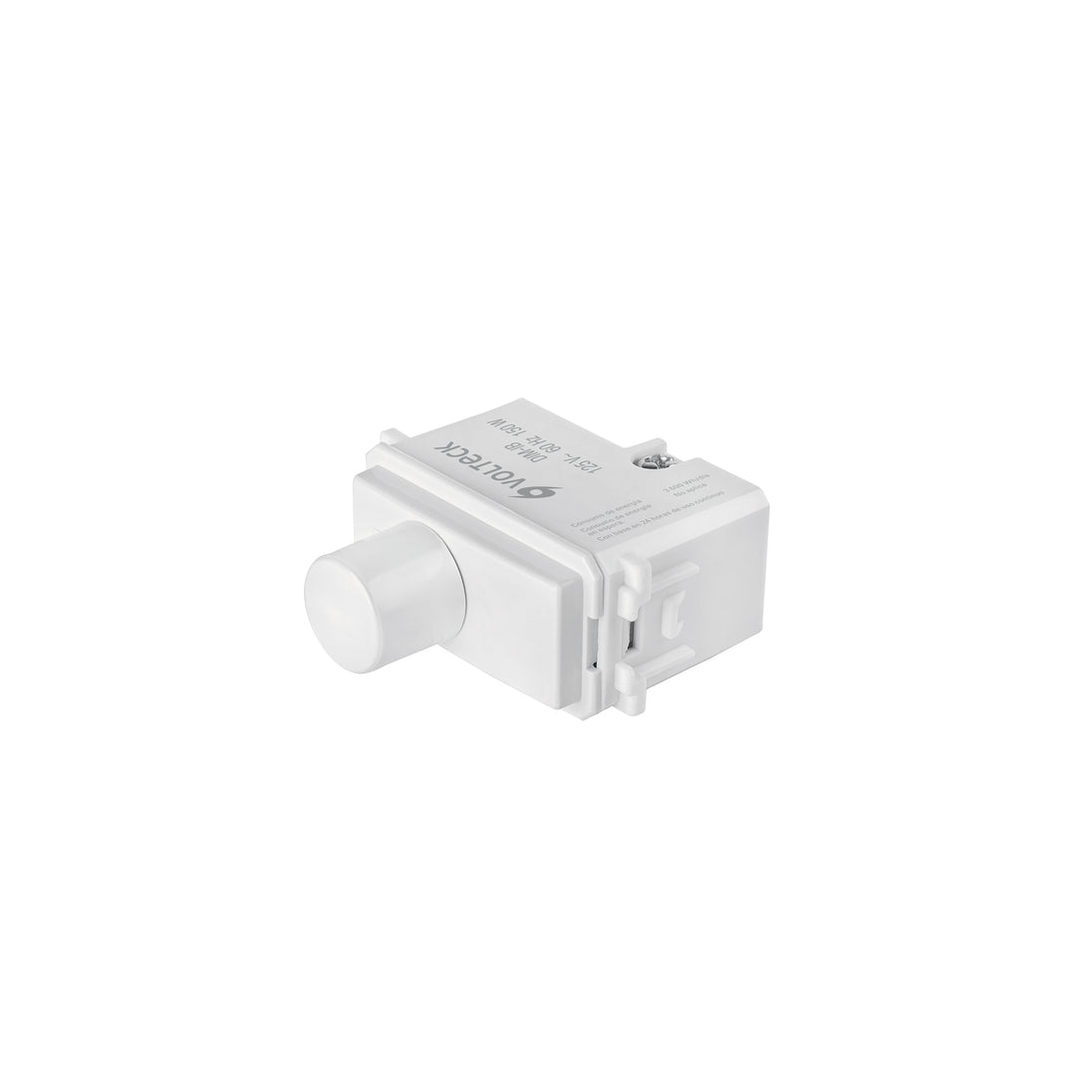DIM-IB Dimmer giratorio, línea Italiana, color blanco