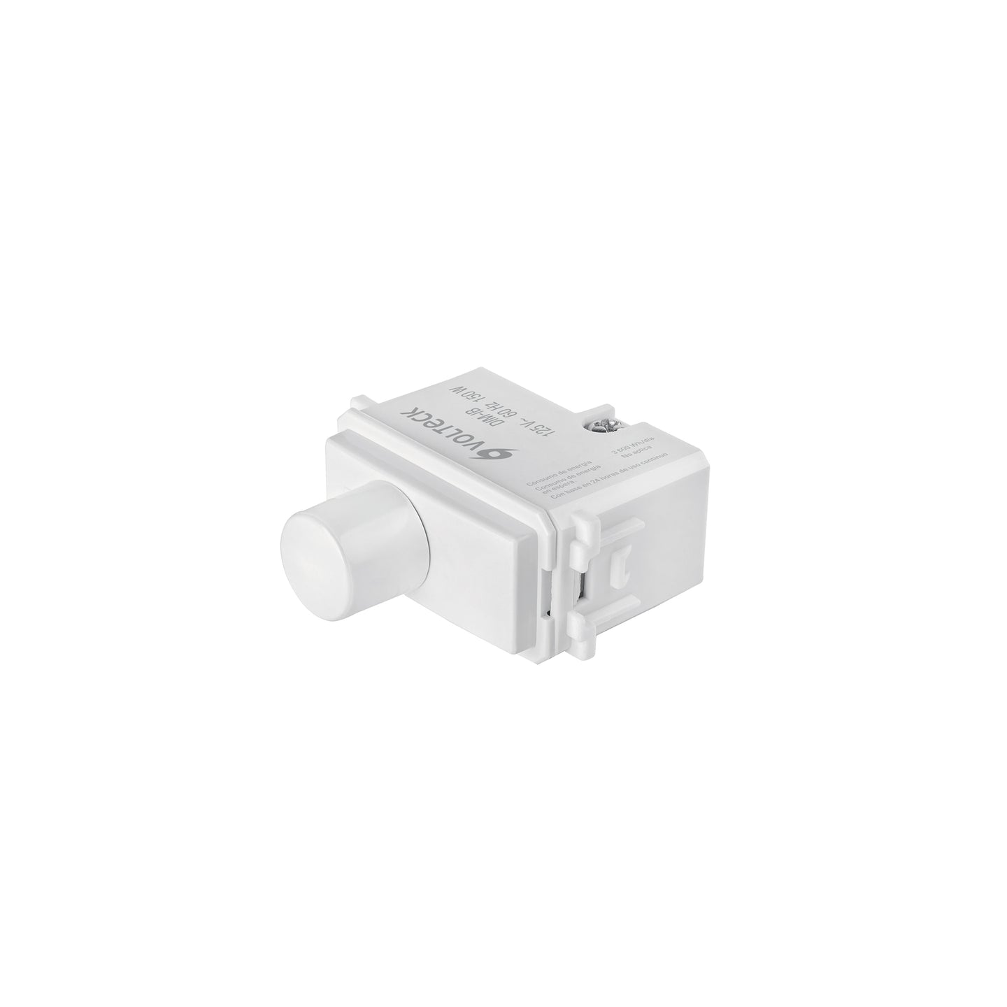 DIM-IB Dimmer giratorio, línea Italiana, color blanco