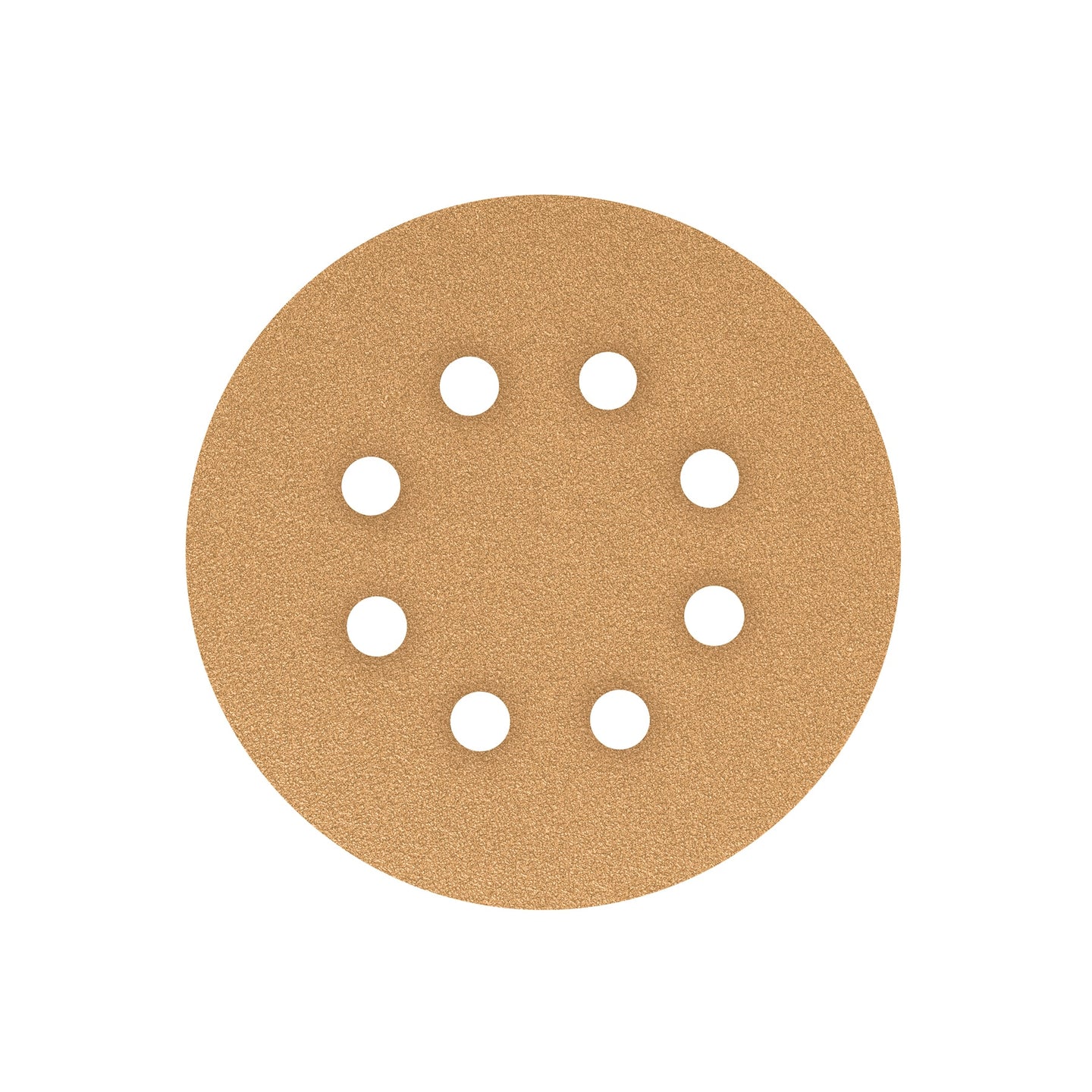 DIRO-510 Paquete con 5 discos de lija 5" grano 100, 8 perforaciones