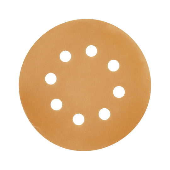 DIRO-540 Paquete con 5 discos de lija 5" grano 400, 8 perforaciones