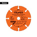 Disco Corte Truper DITU-30 Carburo Tungsteno 3" Multi-material