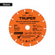 Disco Corte Truper DITU-70 7" Carburo Tungsteno Madera Metal | 8500 RPM