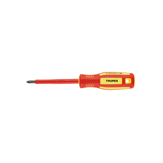 DP-1/4X4D Desarmador dieléctrico de cruz 1/4" x 4", Truper