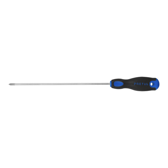 DP-1/8X4BP Desarmador de cruz 1/8" x 4" mango Comfort Grip, PRETUL