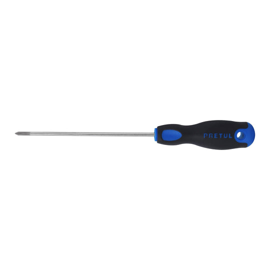 DP-1/8X6BP Desarmador de cruz 1/8" x 6" mango Comfort Grip, PRETUL