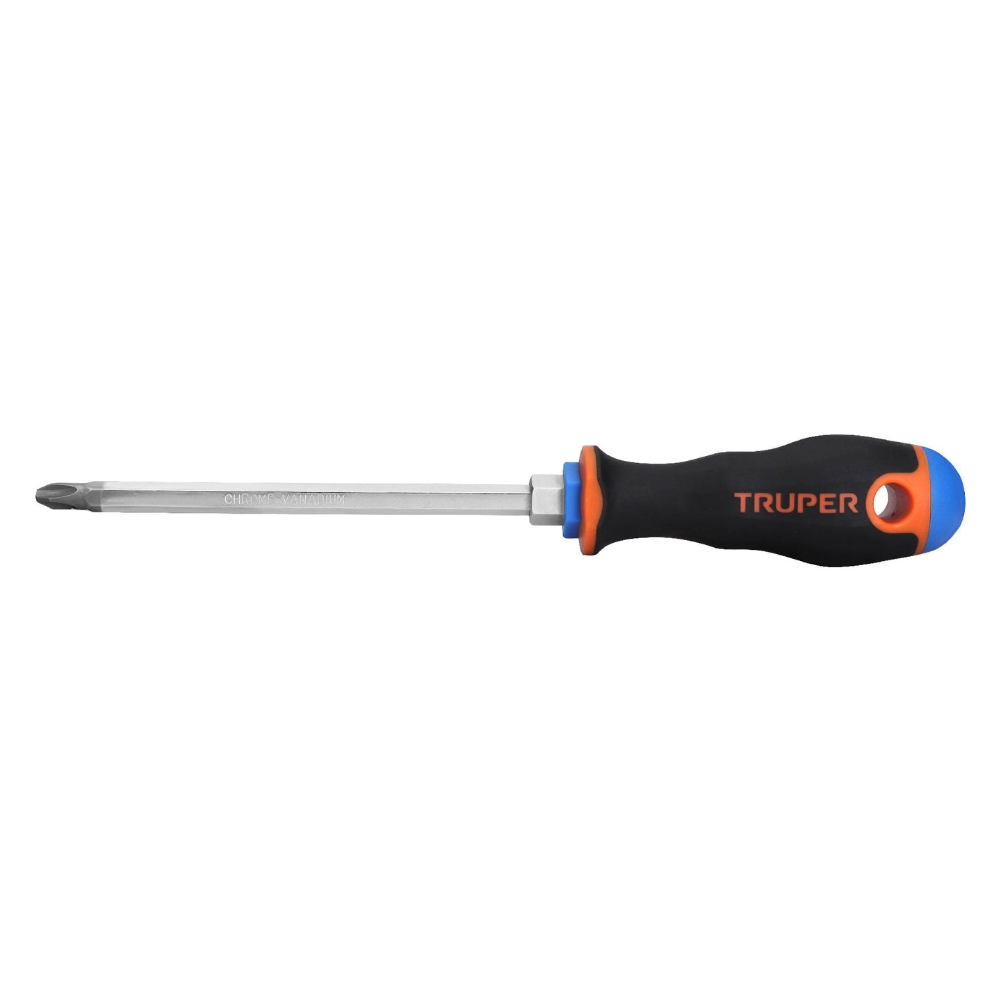 DP-5/16X6B Desarmador de cruz 5/16" x 6" mango Comfort Grip, Truper