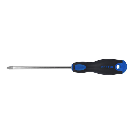 DP-5/16X6BP Desarmador de cruz 5/16" x 6" mango Comfort Grip, PRETUL