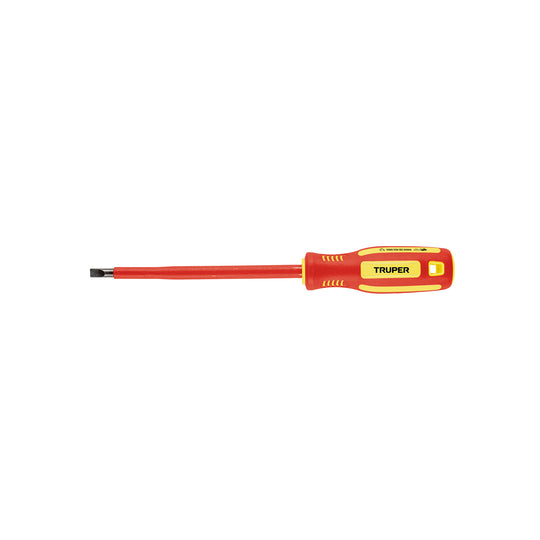 DR-1/4X6D Desarmador dieléctrico plano 1/4" x 6", Truper
