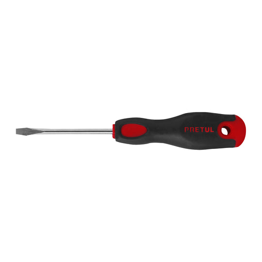 DR-3/16X3BP Desarmador plano 3/16 x 3" mango Comfort Grip, PRETUL