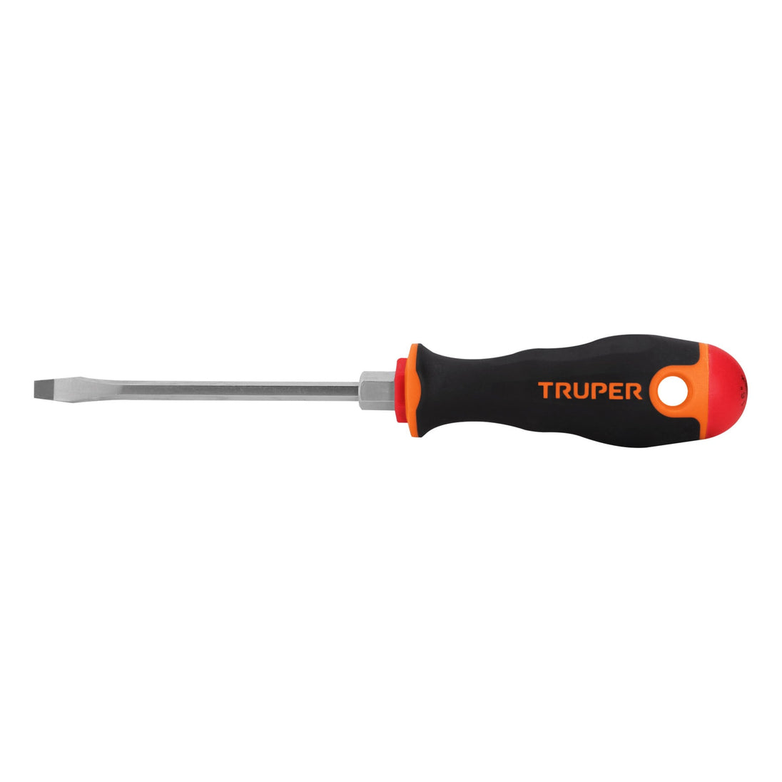 DR-3/16X4B Desarmador plano 3/16" x 4" mango Comfort Grip, Truper