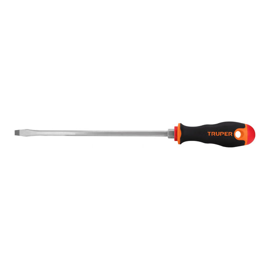 DR-5/16X10B Desarmador plano 5/16" x 10" mango Comfort Grip, Truper