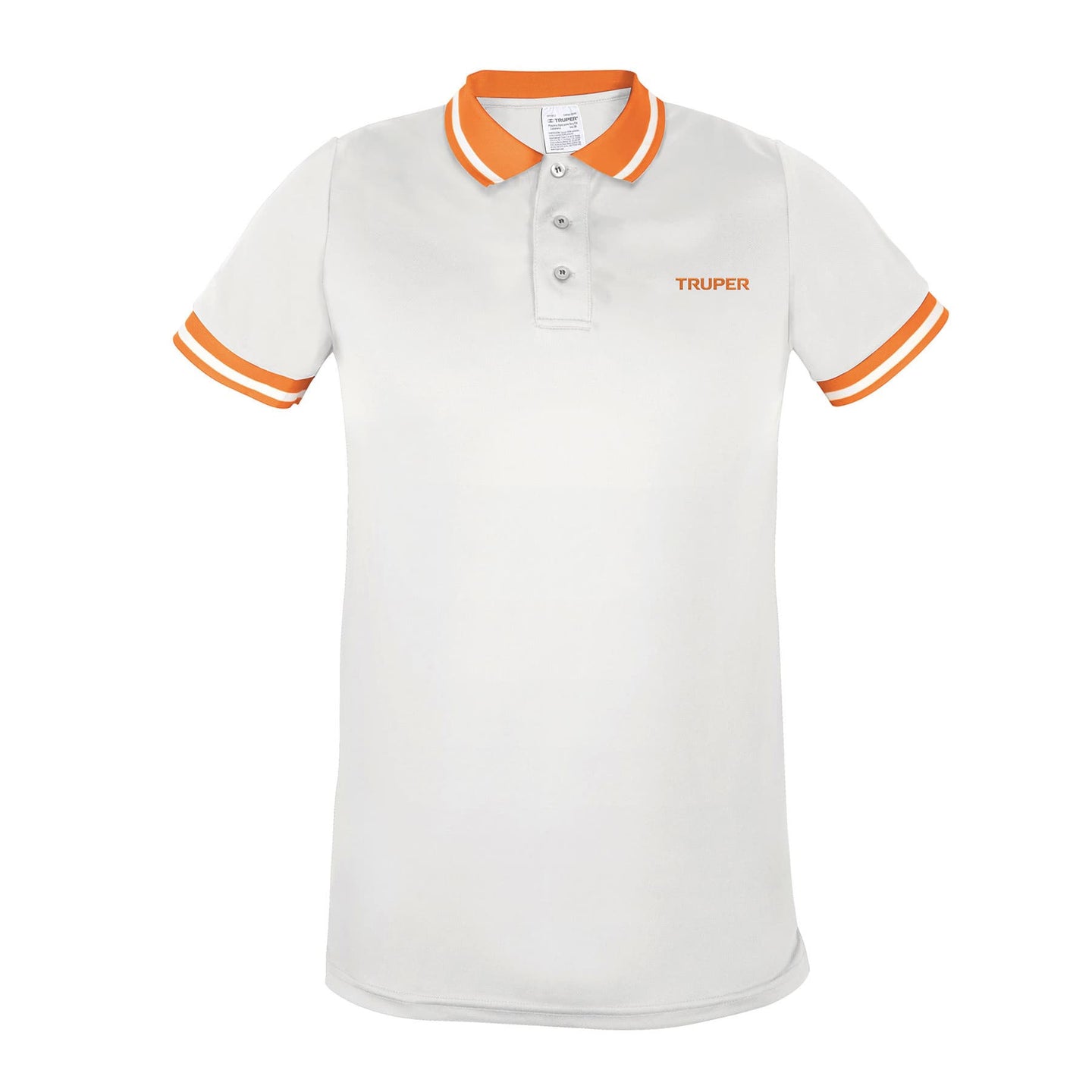 DRY-BC-XG Playera polo performance para hombre, blanca, EG, Truper