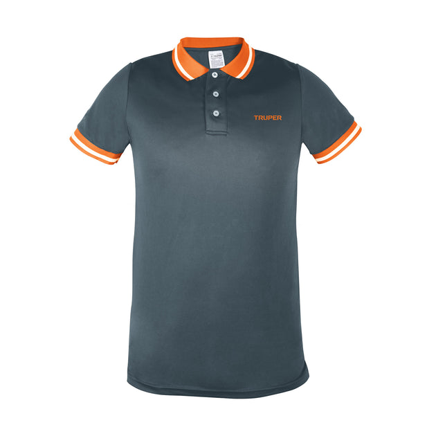 DRY-GC-G Playera polo performance para hombre, gris, G, Truper