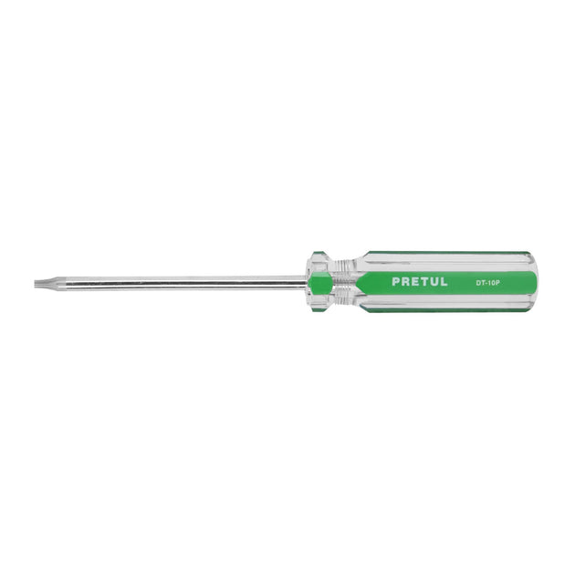 DT-10P Desarmador punta Torx T 10 mango de PVC, Pretul