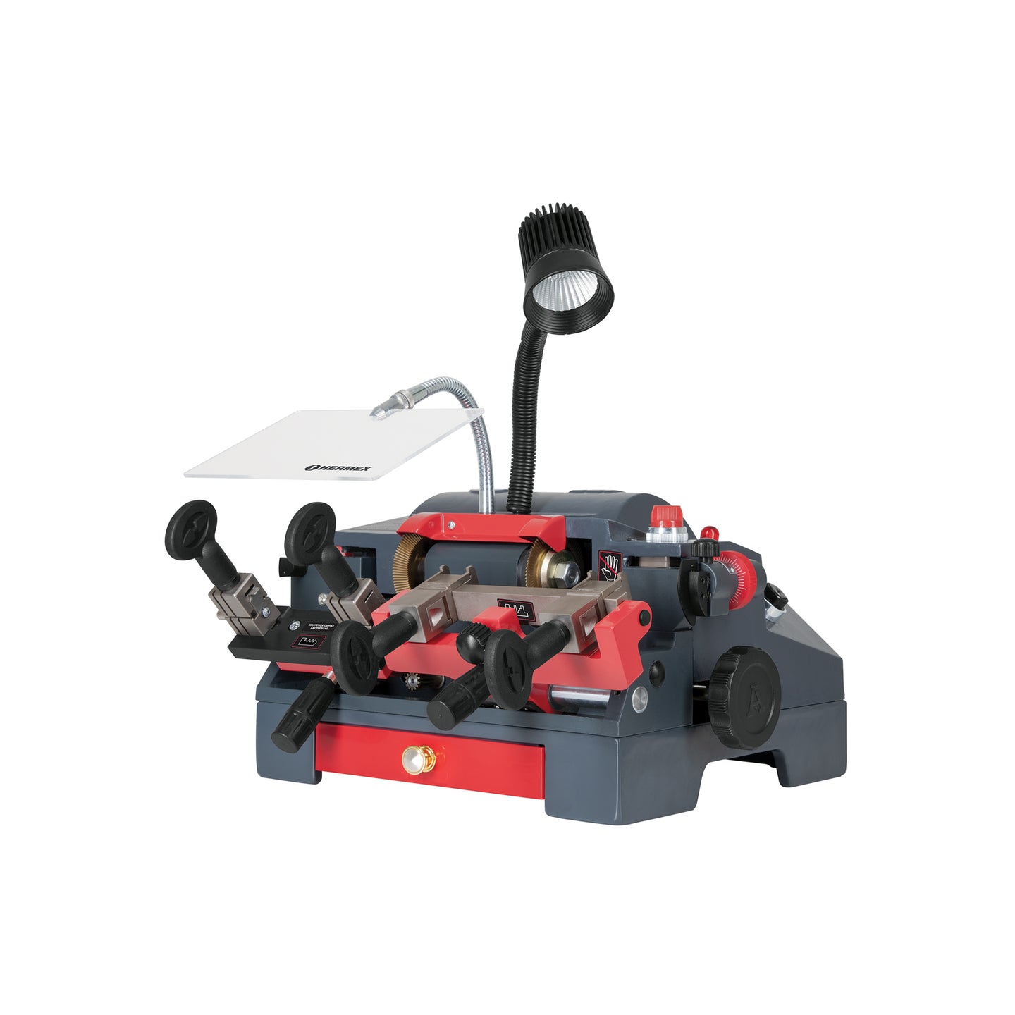 DUP-310 Duplicadora de 10 tipos de llaves, tipo torno, HERMEX