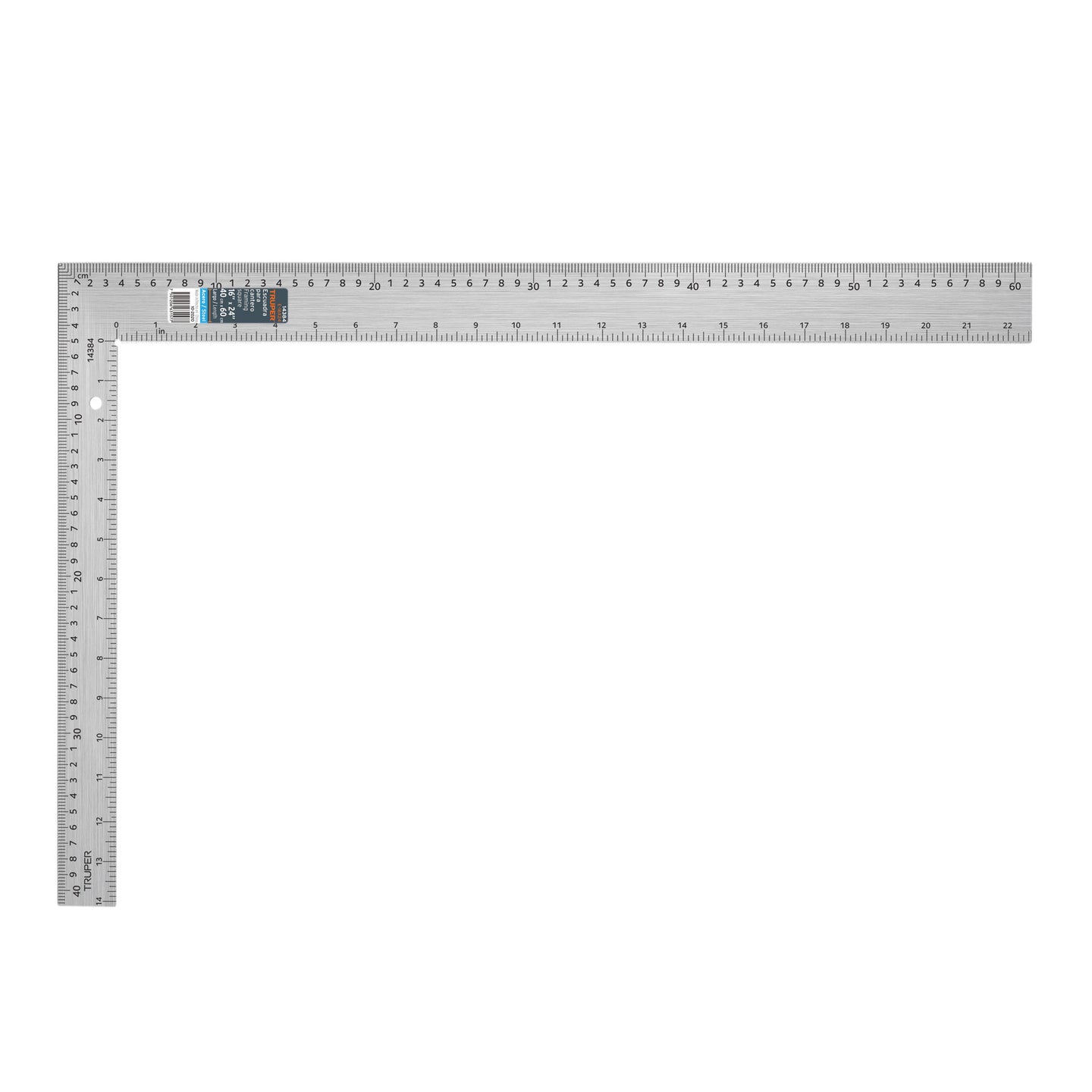 E-16X24 Escuadra 16"x24" de acero para cantero, Truper