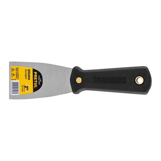 E-2R Espátula rígida 2" con mango de plástico, Pretul