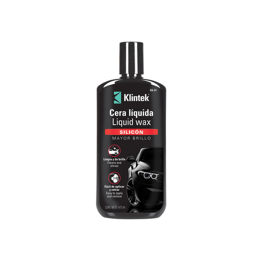 EA-31 Cera líquida de silicón para auto, 473 ml, KLINTEK