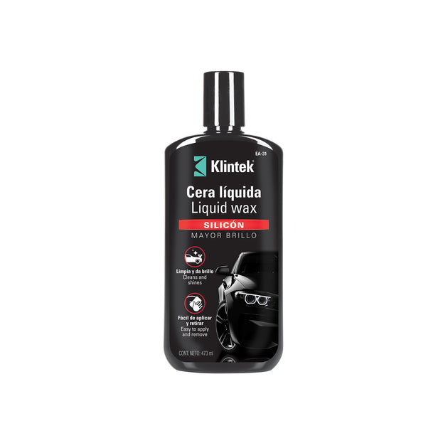 EA-31 Cera líquida de silicón para auto, 473 ml, KLINTEK
