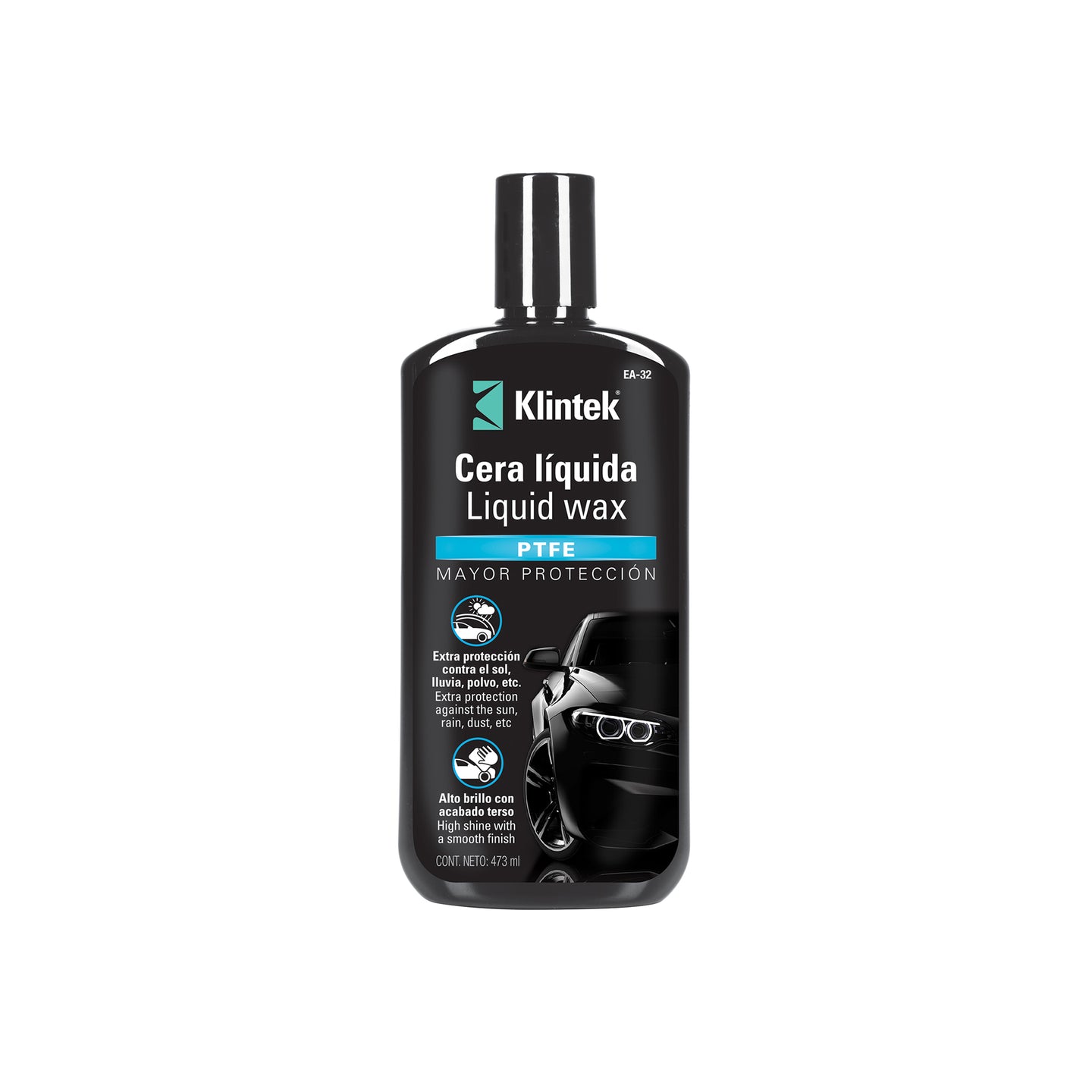 EA-32 Cera líquida PTFE para auto, 473 ml, KLINTEK