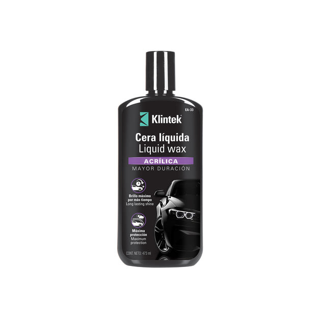 EA-33 Cera líquida acrílica para auto, 473 ml, KLINTEK