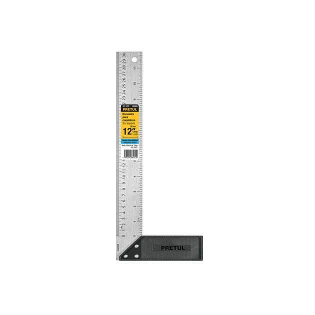 EC-12P Escuadra 12" para carpintero, Pretul