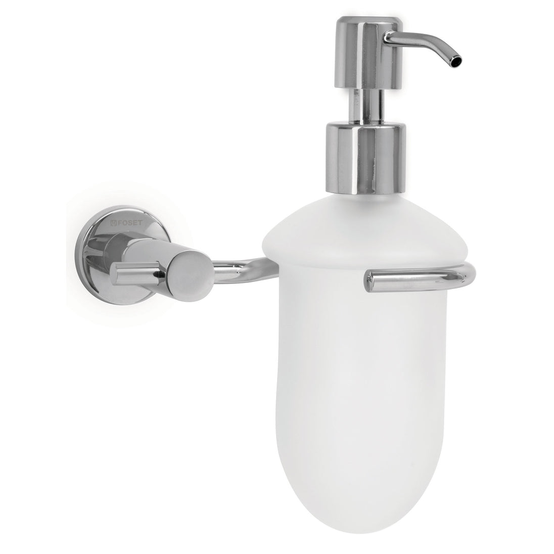 ELA-75 Dispensador de jabón a pared en acabado cromo, FOSET ELEMENT
