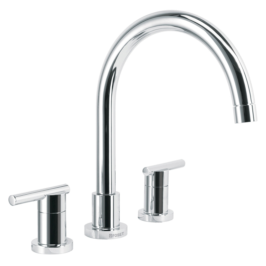 ELF-81 Mezcladora cromo cuello alto para fregadero, FOSET ELEMENT