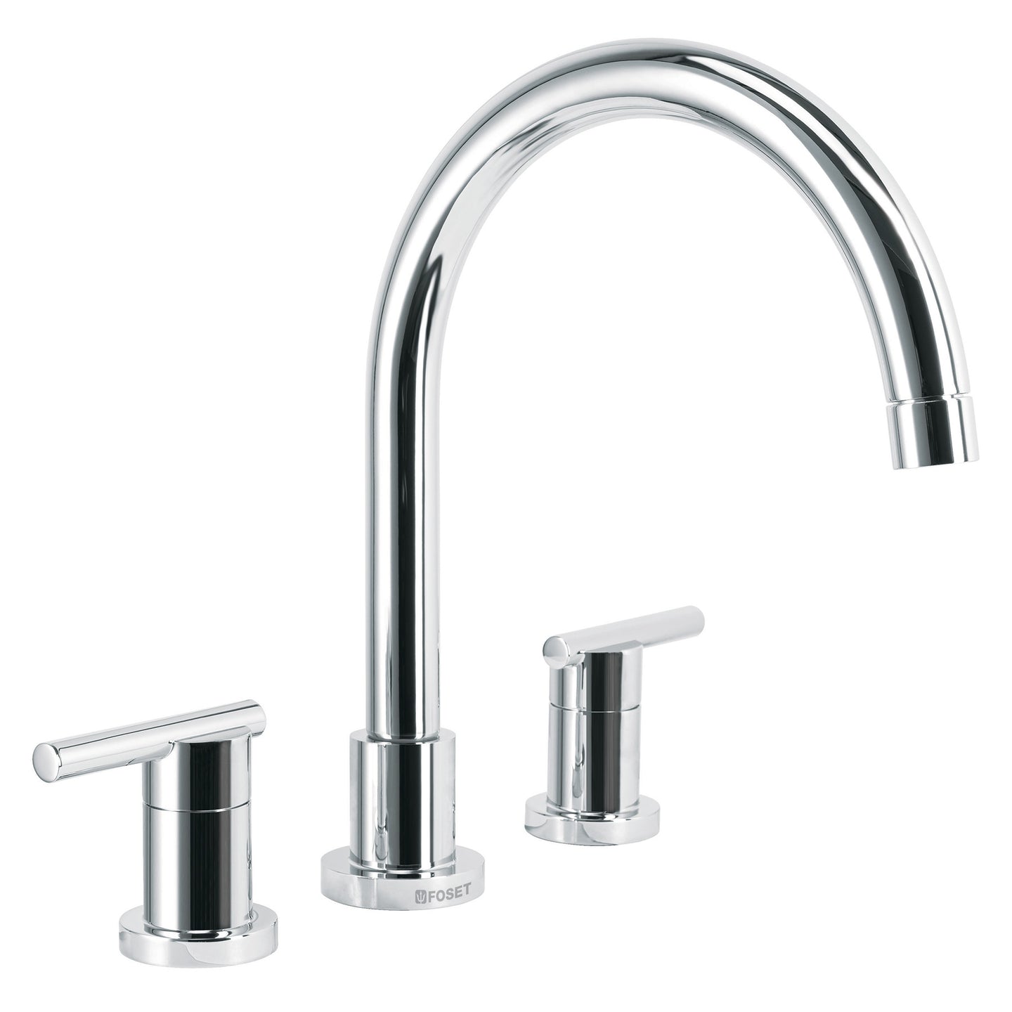 ELF-81 Mezcladora cromo cuello alto para fregadero, FOSET ELEMENT