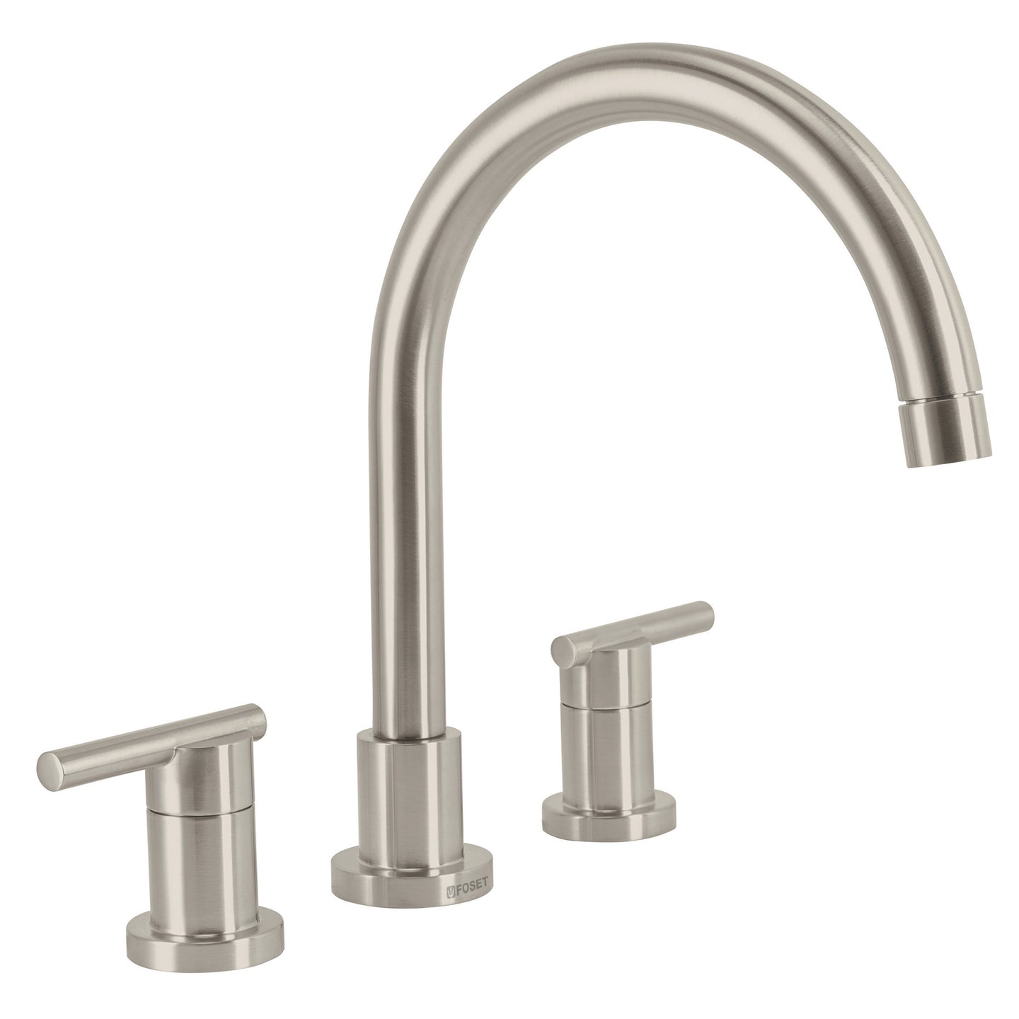 ELF-81N Mezcladora satín cuello alto para fregadero, FOSET ELEMENT