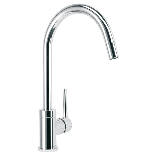 ELF-82 Monomando cromo nariz retráctil para fregadero, ELEMENT