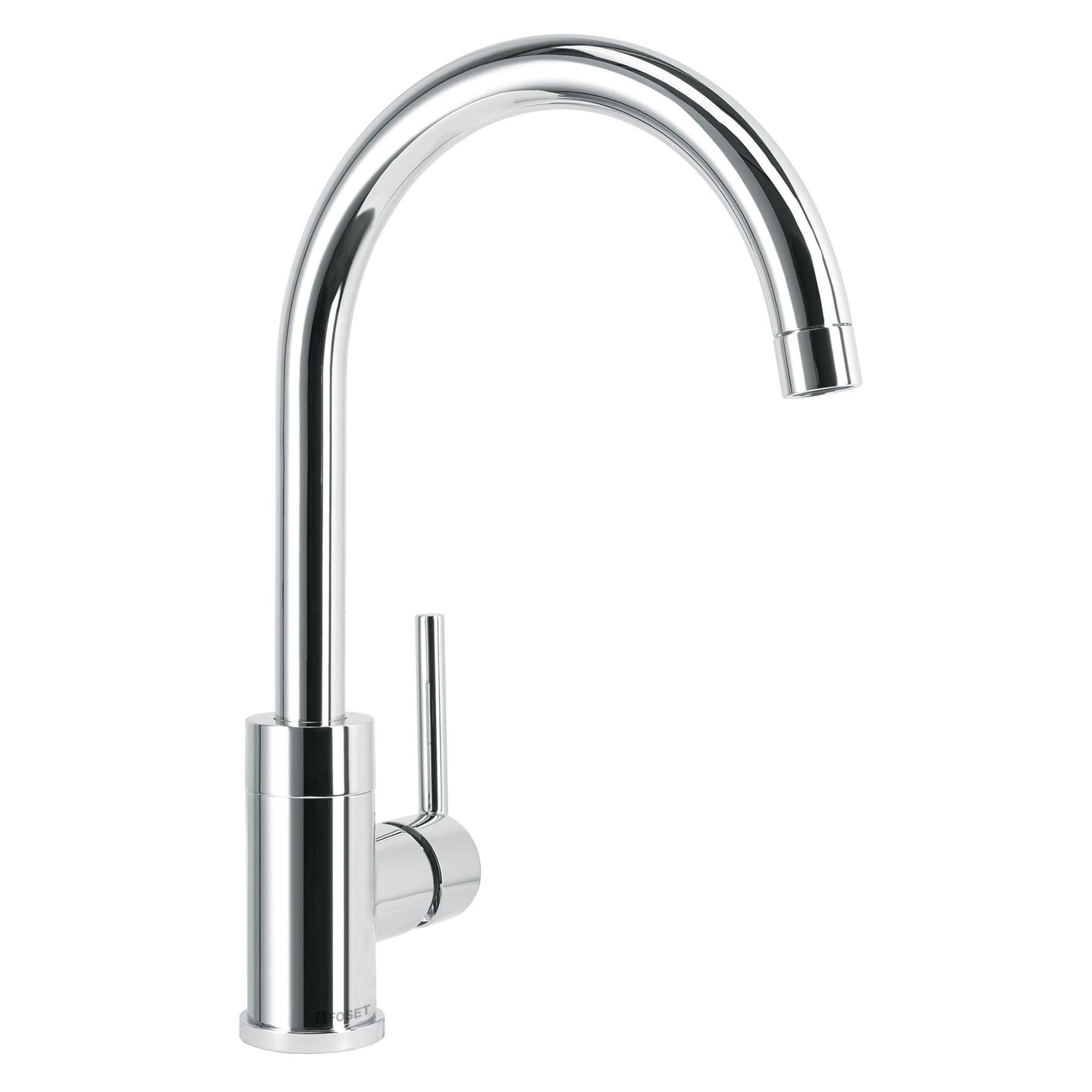 ELF-83 Monomando cromo cuello alto para fregadero, FOSET ELEMENT