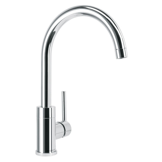 ELF-83 Monomando cromo cuello alto para fregadero, FOSET ELEMENT