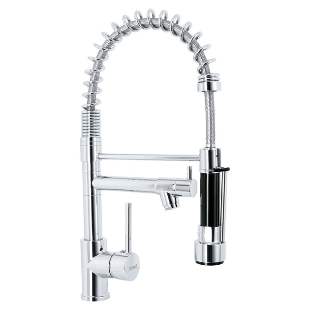 ELF-84 Monomando con doble salida para fregadero, Cromo, ELEMENT