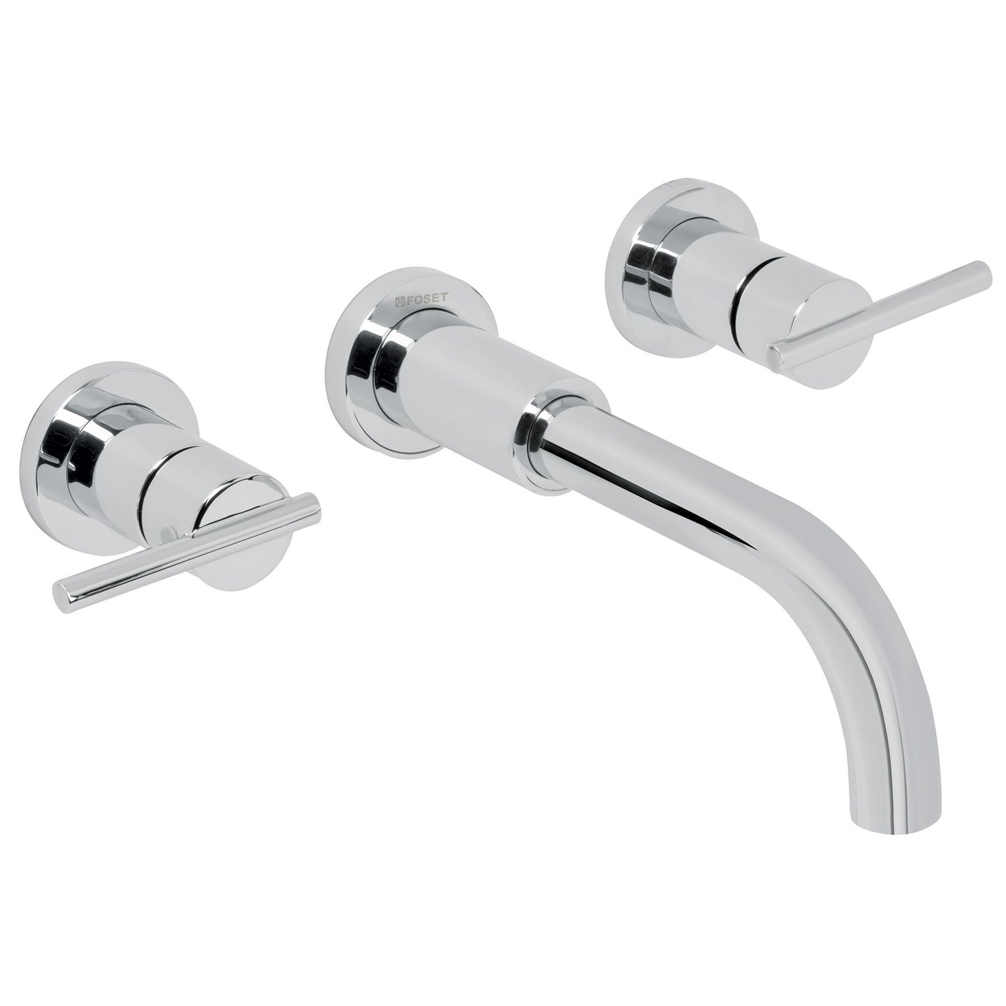 ELM-92 Mezcladora cromo de pared para lavabo, FOSET ELEMENT