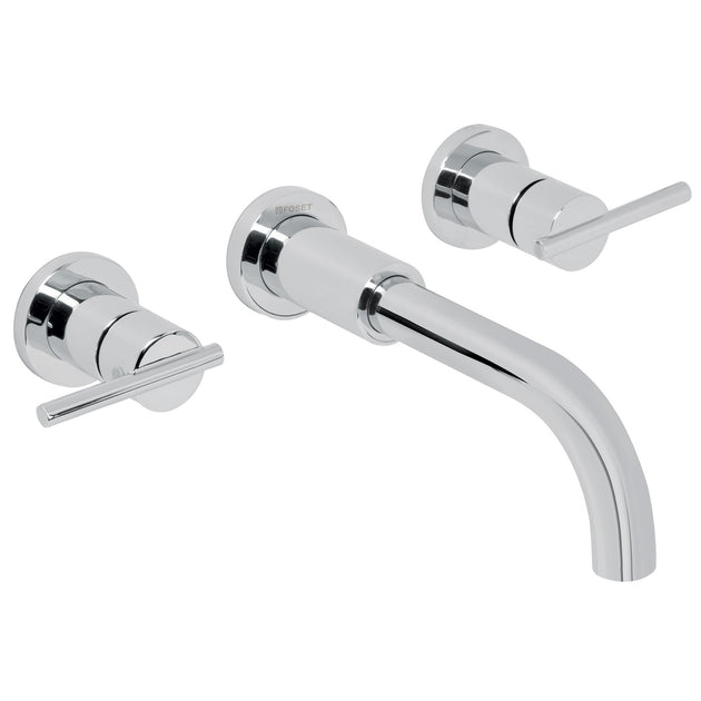 ELM-92 Mezcladora cromo de pared para lavabo, FOSET ELEMENT