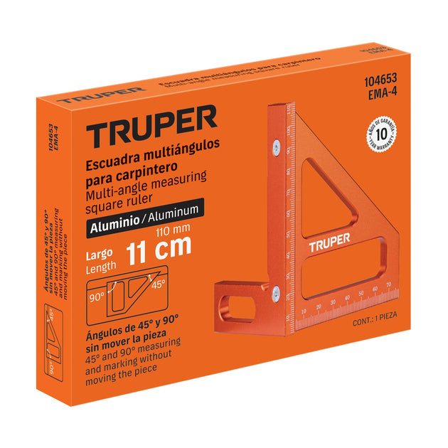 Esmeril Angular Truper EMA-4 4" 720W | Corte y Desbaste Industrial