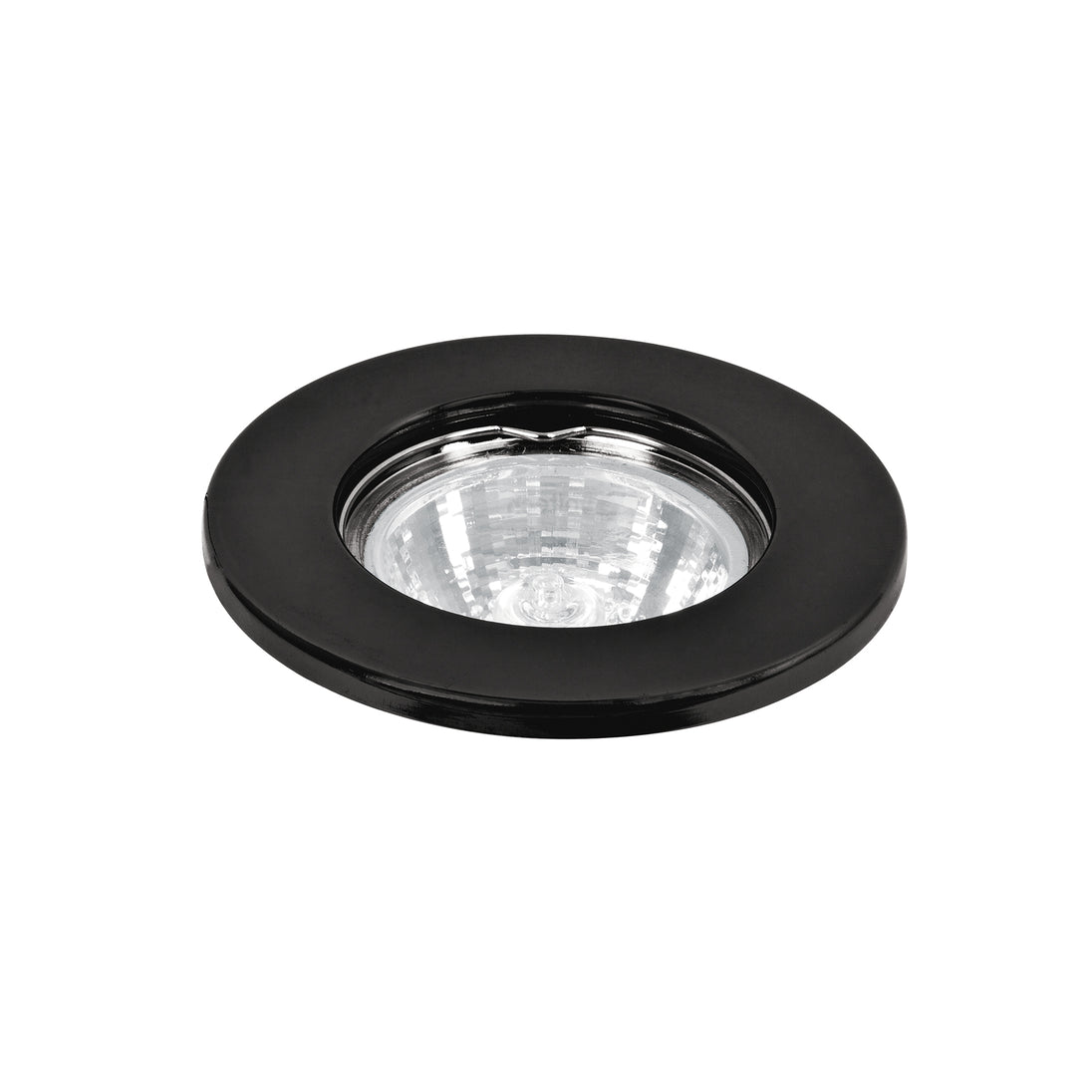 EMP-101S Luminario redondo negro spot fijo, lámpara no incluida