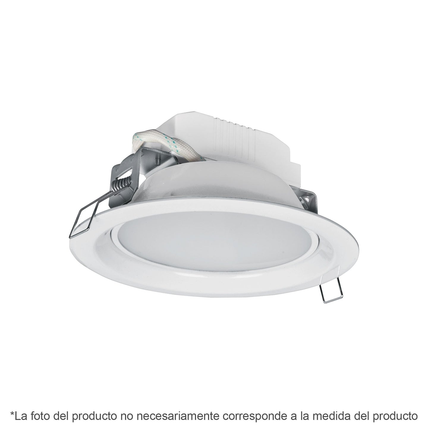 EMP-102LC Luminario LED empotrable 12 W 3000 K, redondo, VOLTECK